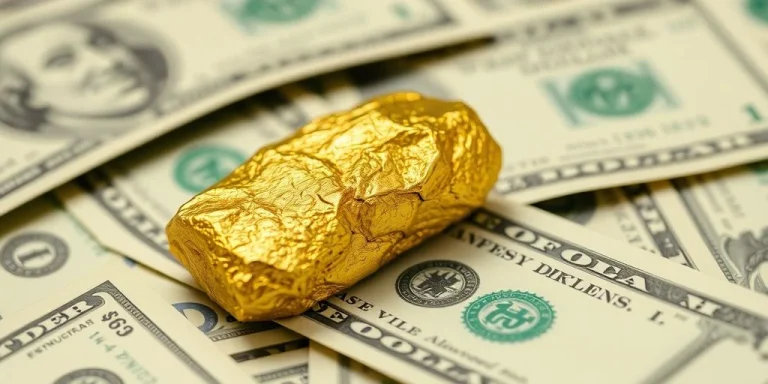 علاقة سعر الذهب بالدولار