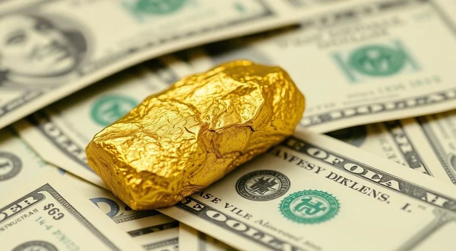 علاقة سعر الذهب بالدولار