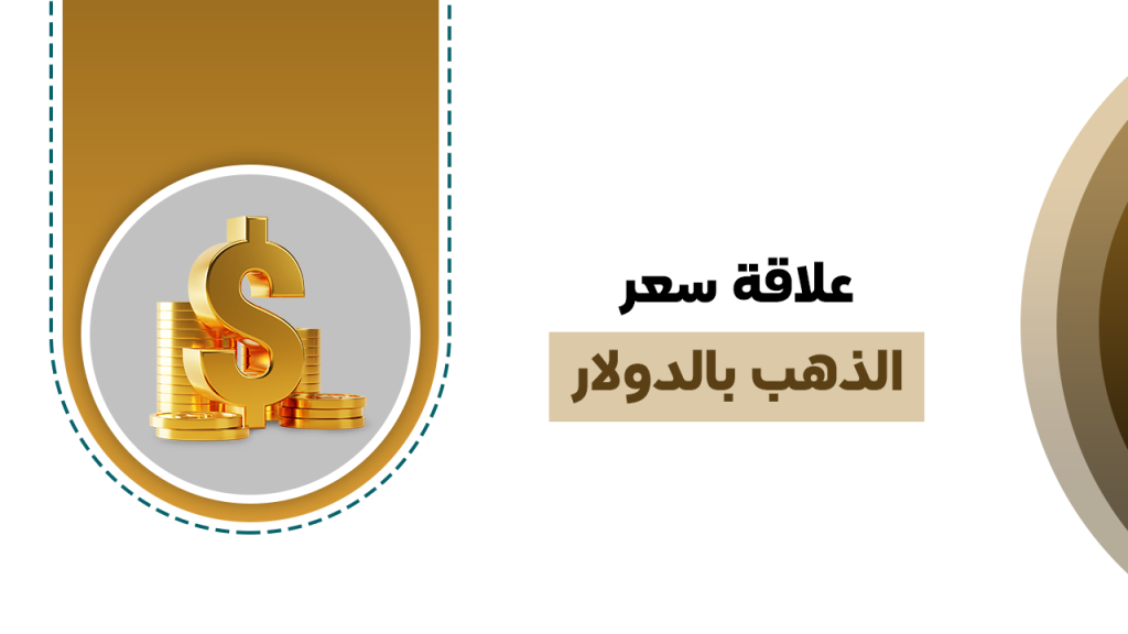 علاقة سعر الذهب بالدولار