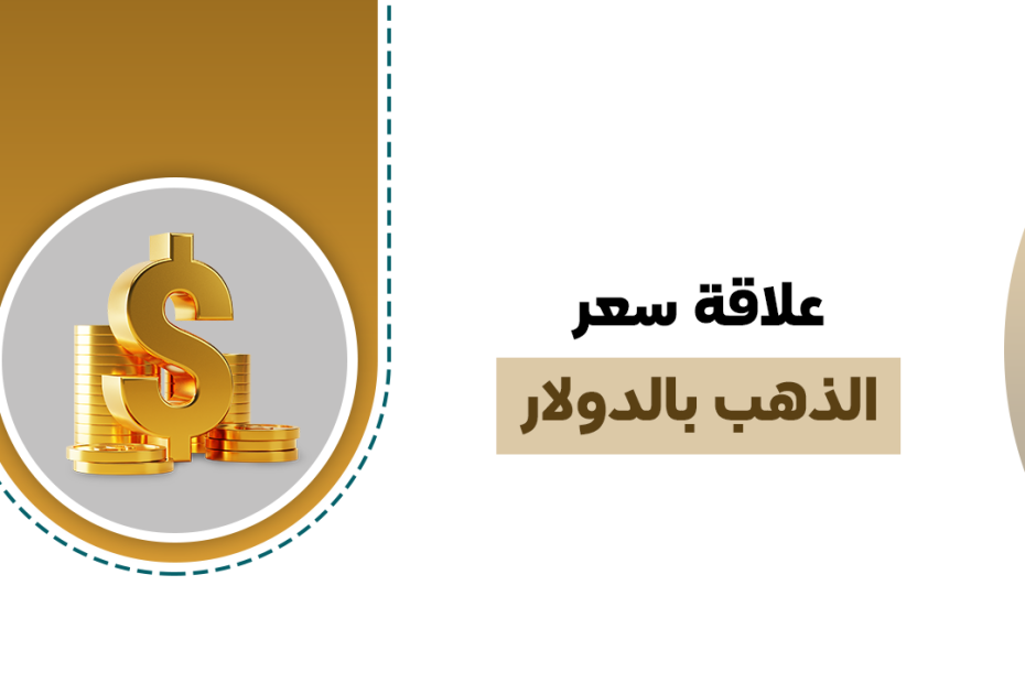 علاقة سعر الذهب بالدولار